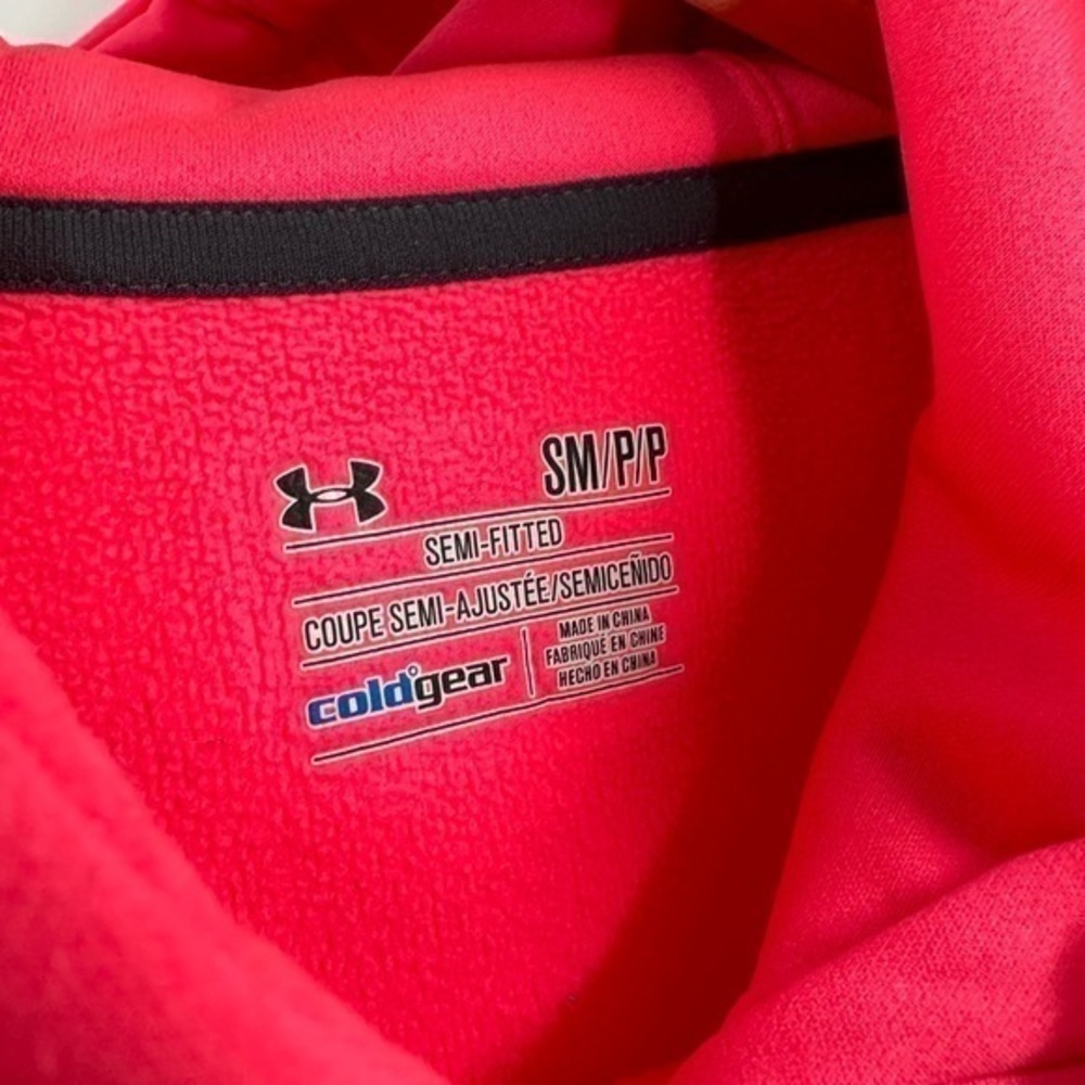Under Armour Women's ColdGear Hot‎ Pink Hoodie (Small) - Picture 6 of 8